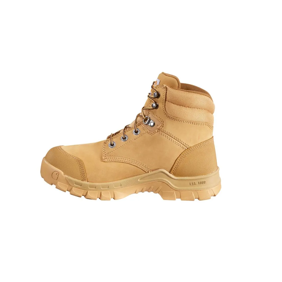 6" Rugged Flex Waterproof Soft Toe Boot Wheat