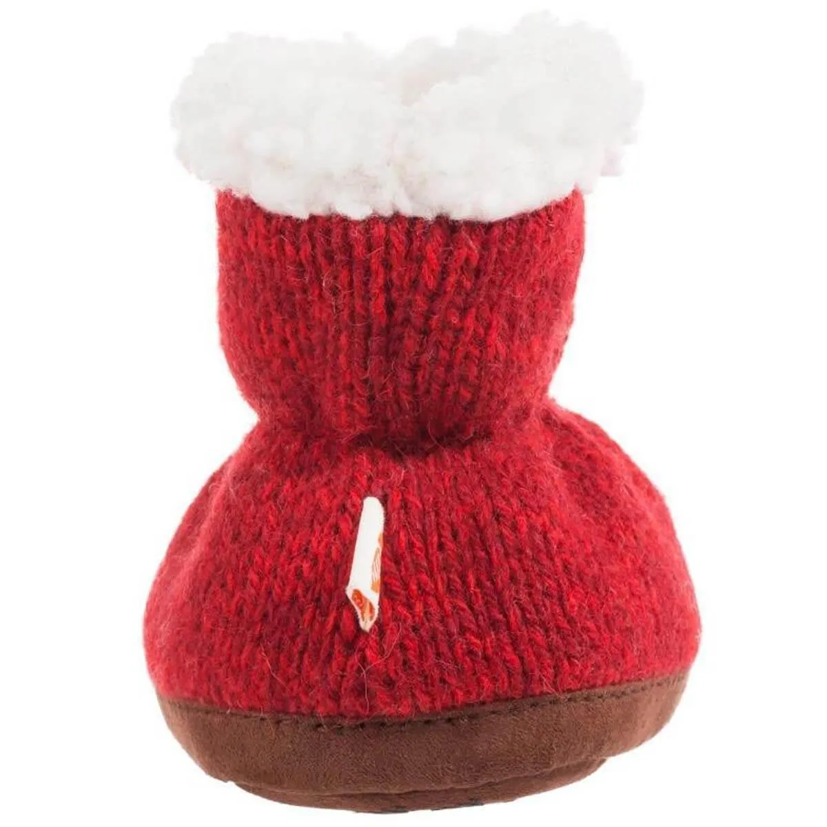 Acorn Kids' Slippers - Easy Bootie, Red Ragg Wool, TXL | A10157BFPTXL