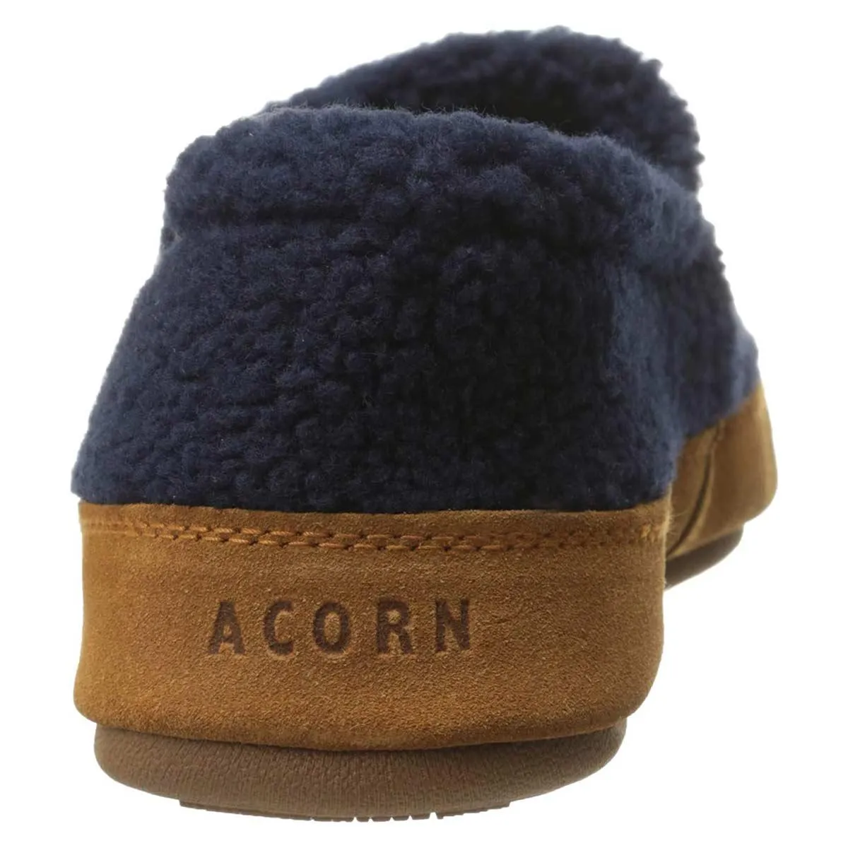 Acorn Women's Moc Slipperss - Memory Foam, Navy Popcorn, Medium | A10080NPCWM