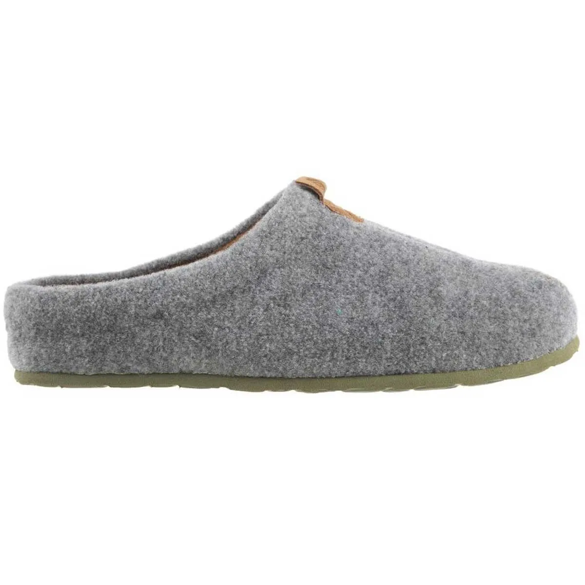 Acorn Women’s Slippers - Algae Infused Wool Comfort Ash Wool, Large | A19022ASHWL