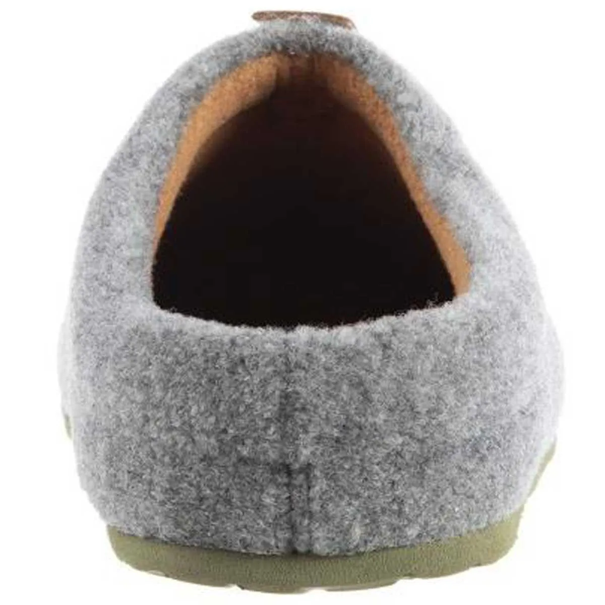 Acorn Women’s Slippers - Algae Infused Wool Comfort Ash Wool, Large | A19022ASHWL