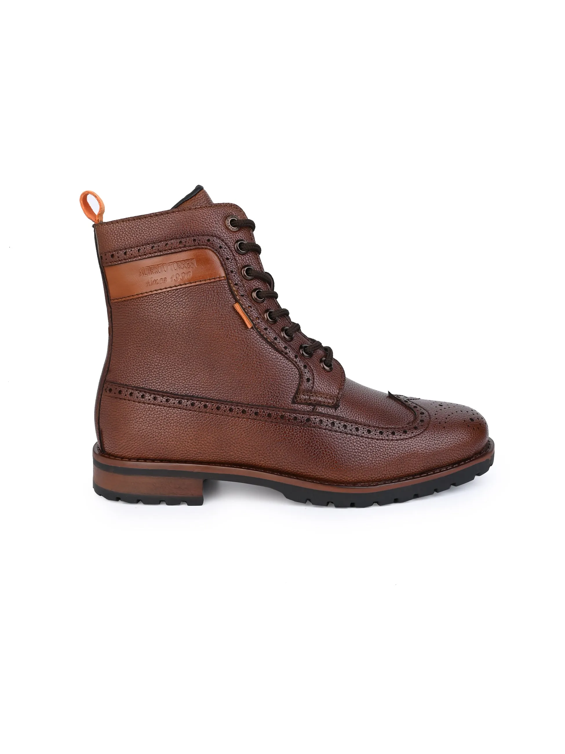 Alberto Torresi Men Tan Zayn Boots