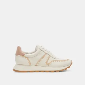 Ayita White Leather Sneakers