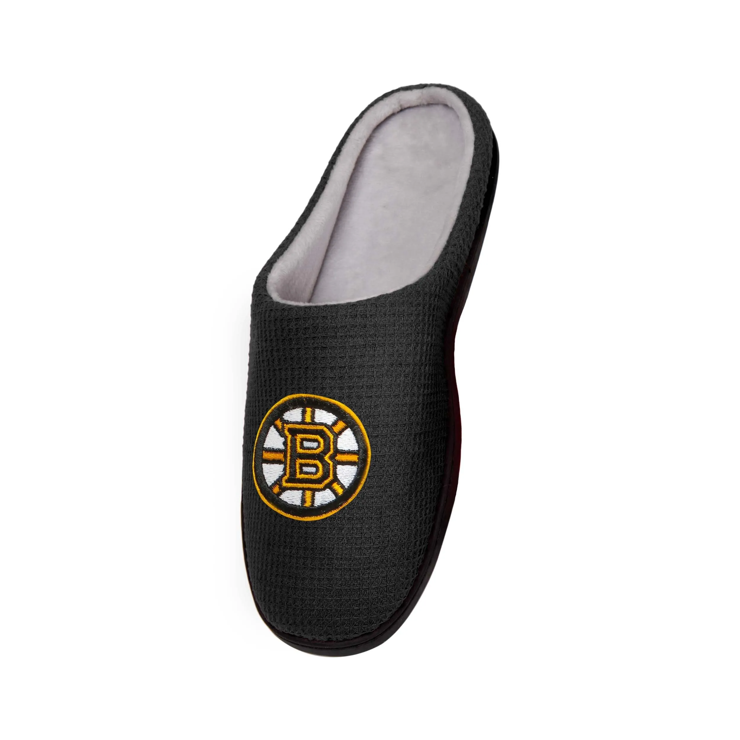 Boston Bruins NHL Mens Memory Foam Slide Slippers