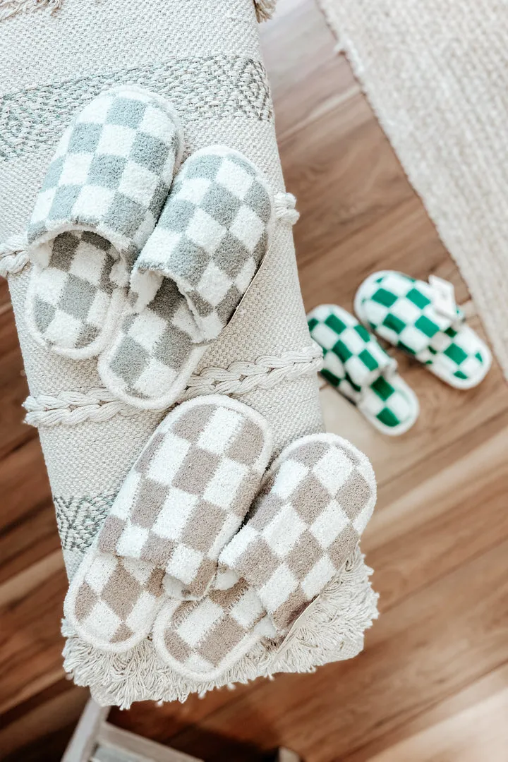 Checker Slippers