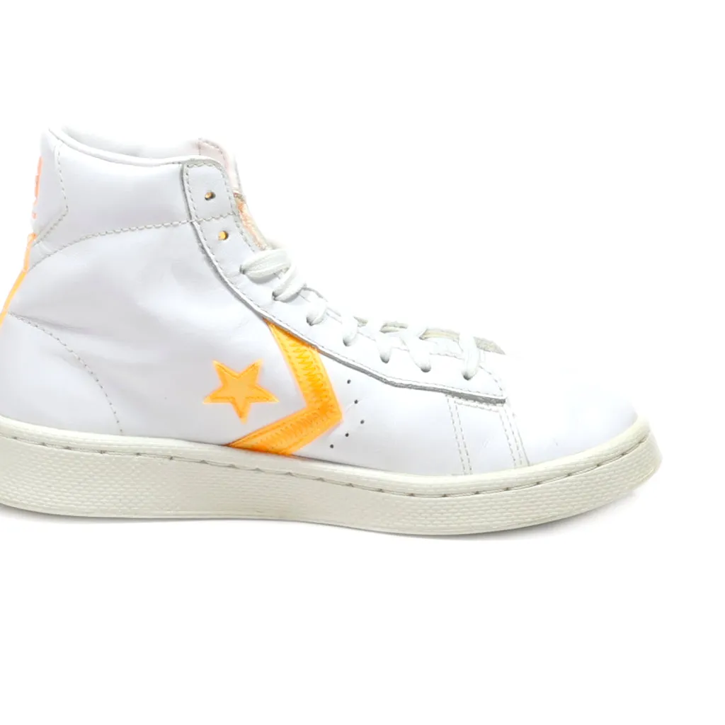 Converse Pro Leather Sneakers Leather White Colour For Kids