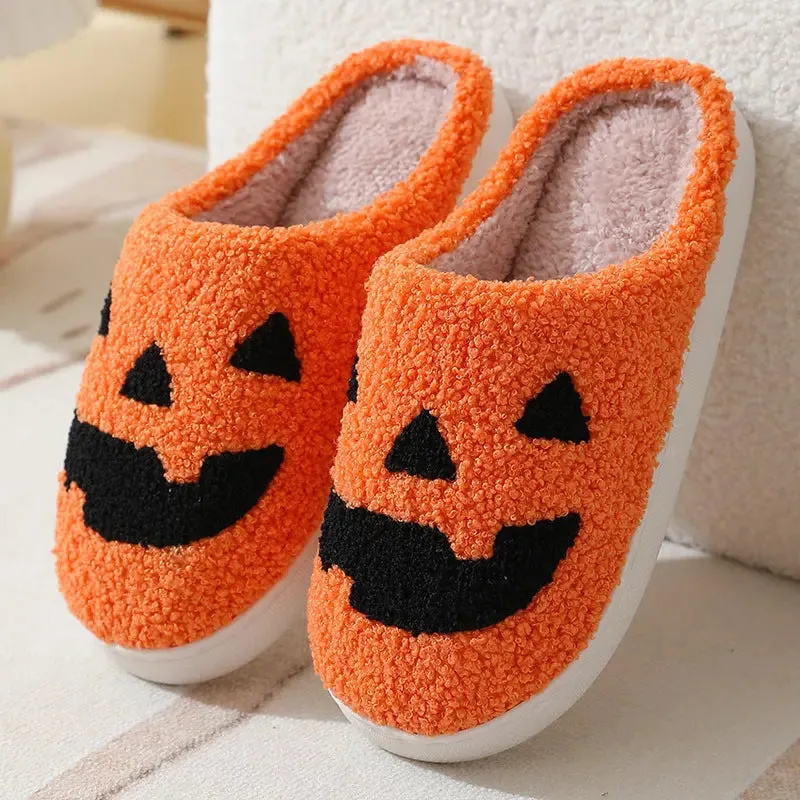 Cozy Fall Spooky Slippers