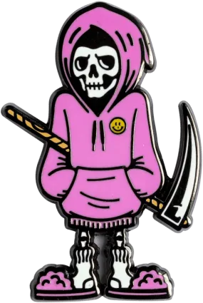 Cozy Reaper Pin