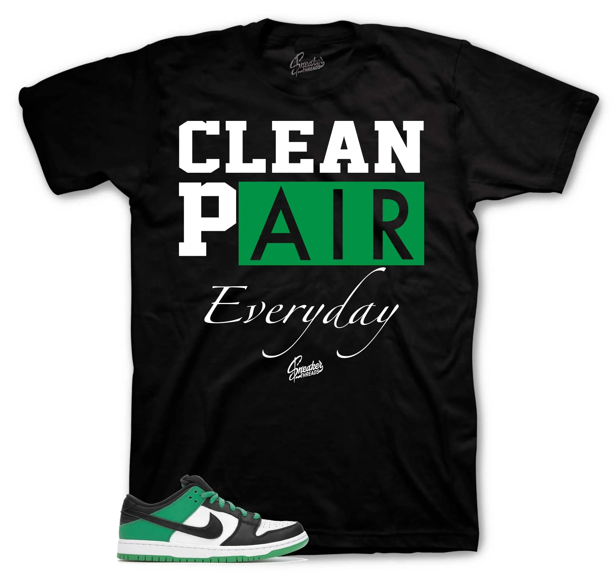 Dunk SB Low Classic Green Clean Pair Shirt