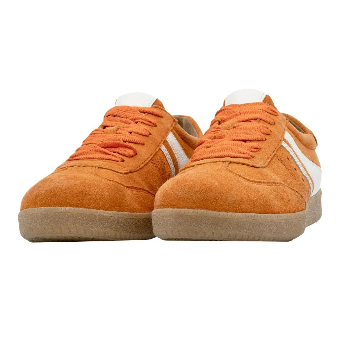 Gabor Low-Top Sneakers Leather Orange Colour For Women