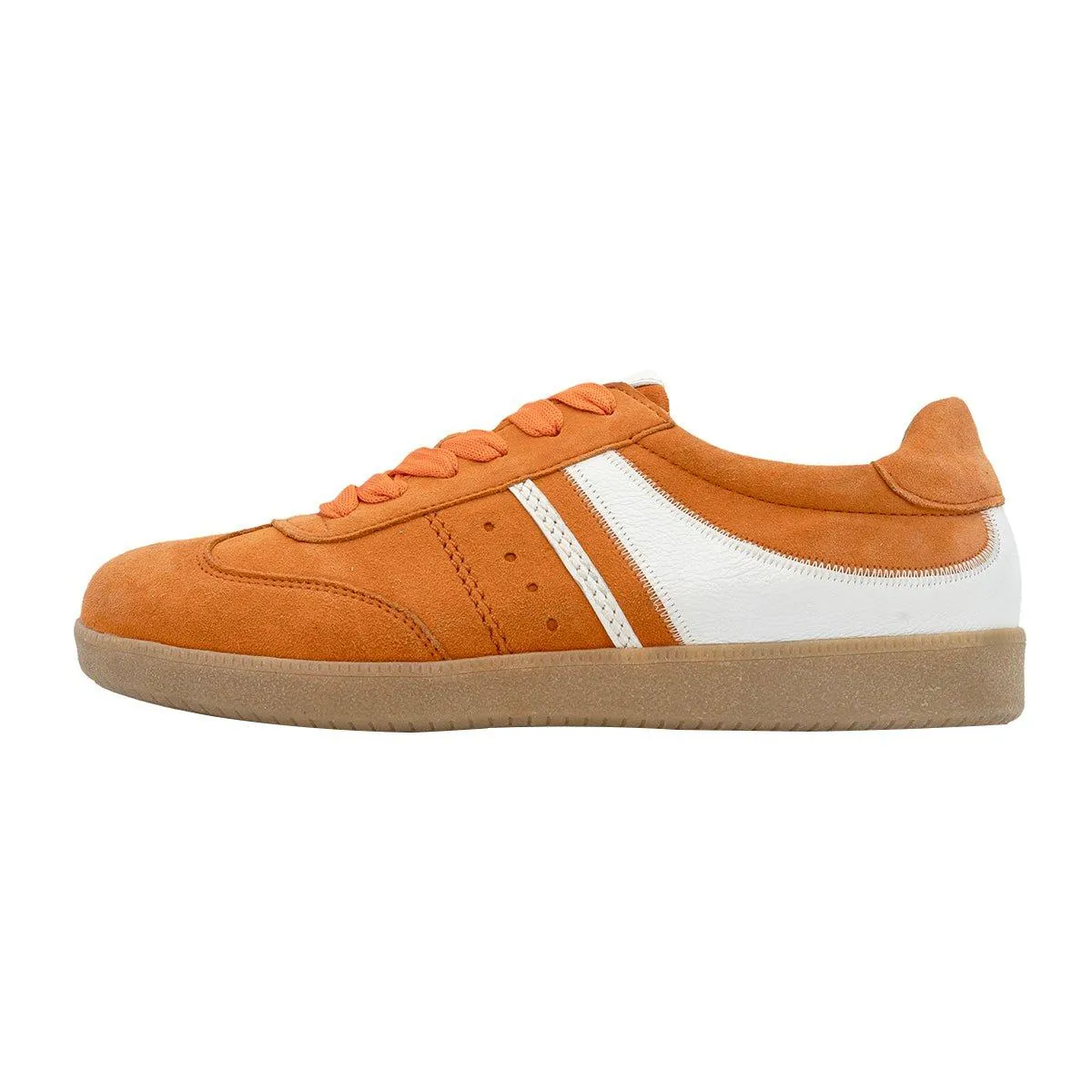 Gabor Low-Top Sneakers Leather Orange Colour For Women