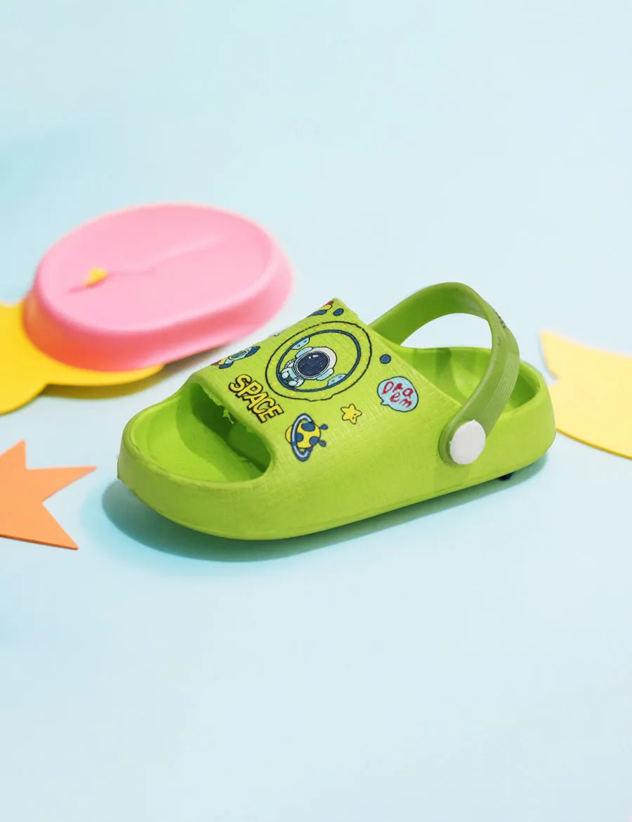 Green | Soft Slippers for Kids