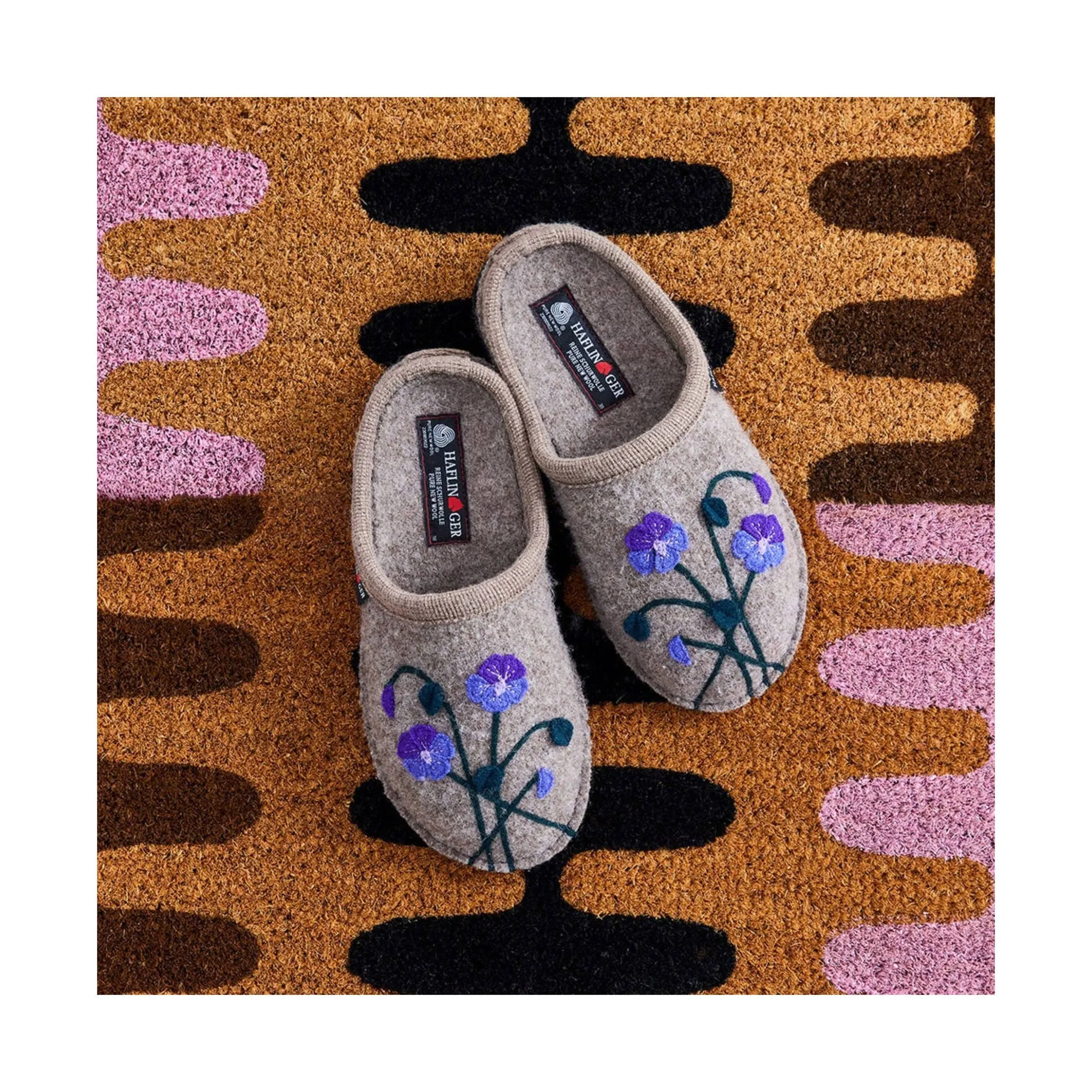 Haflinger Viola Slippers - Beige