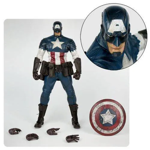 Marvel x ThreeA Captain America Designed by Ashley Wood 1:6 Scale Action Figure