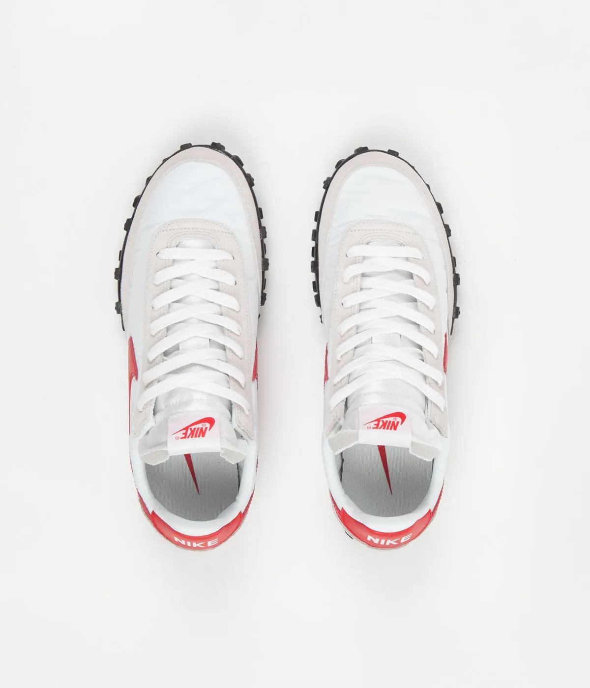 Nike Waffle Racer Shoes - White / University Red - Platinum Tint - White