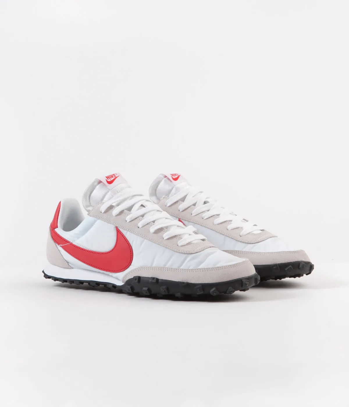 Nike Waffle Racer Shoes - White / University Red - Platinum Tint - White