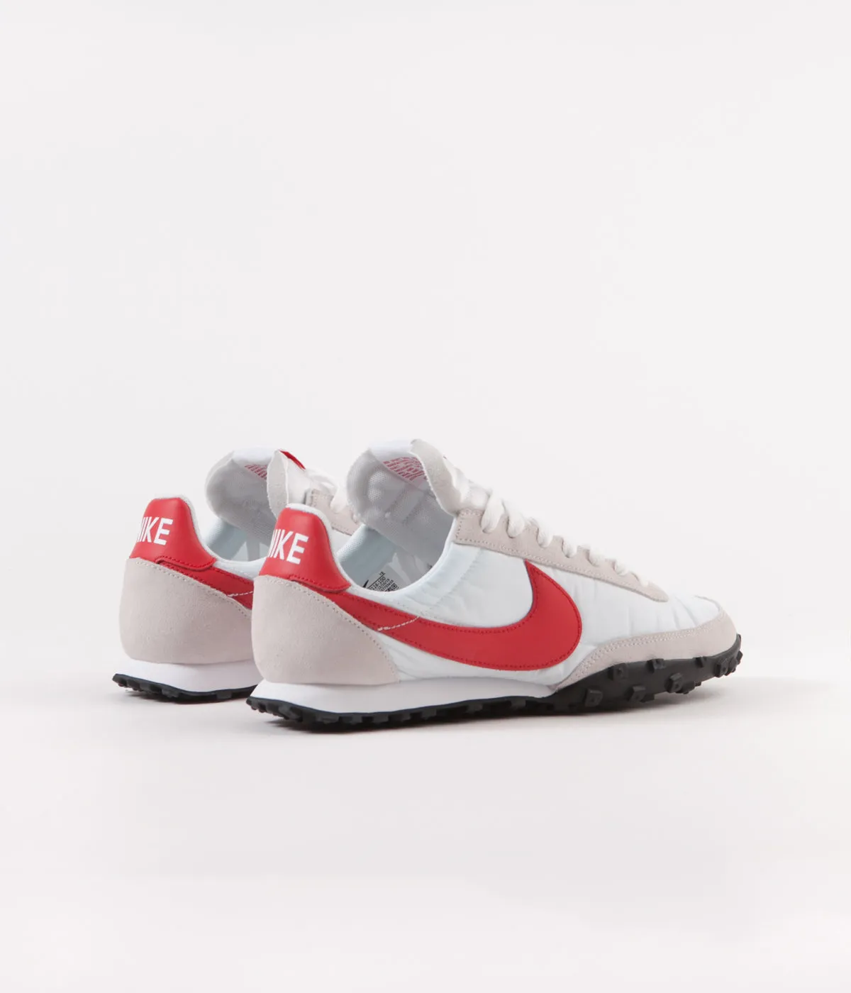 Nike Waffle Racer Shoes - White / University Red - Platinum Tint - White