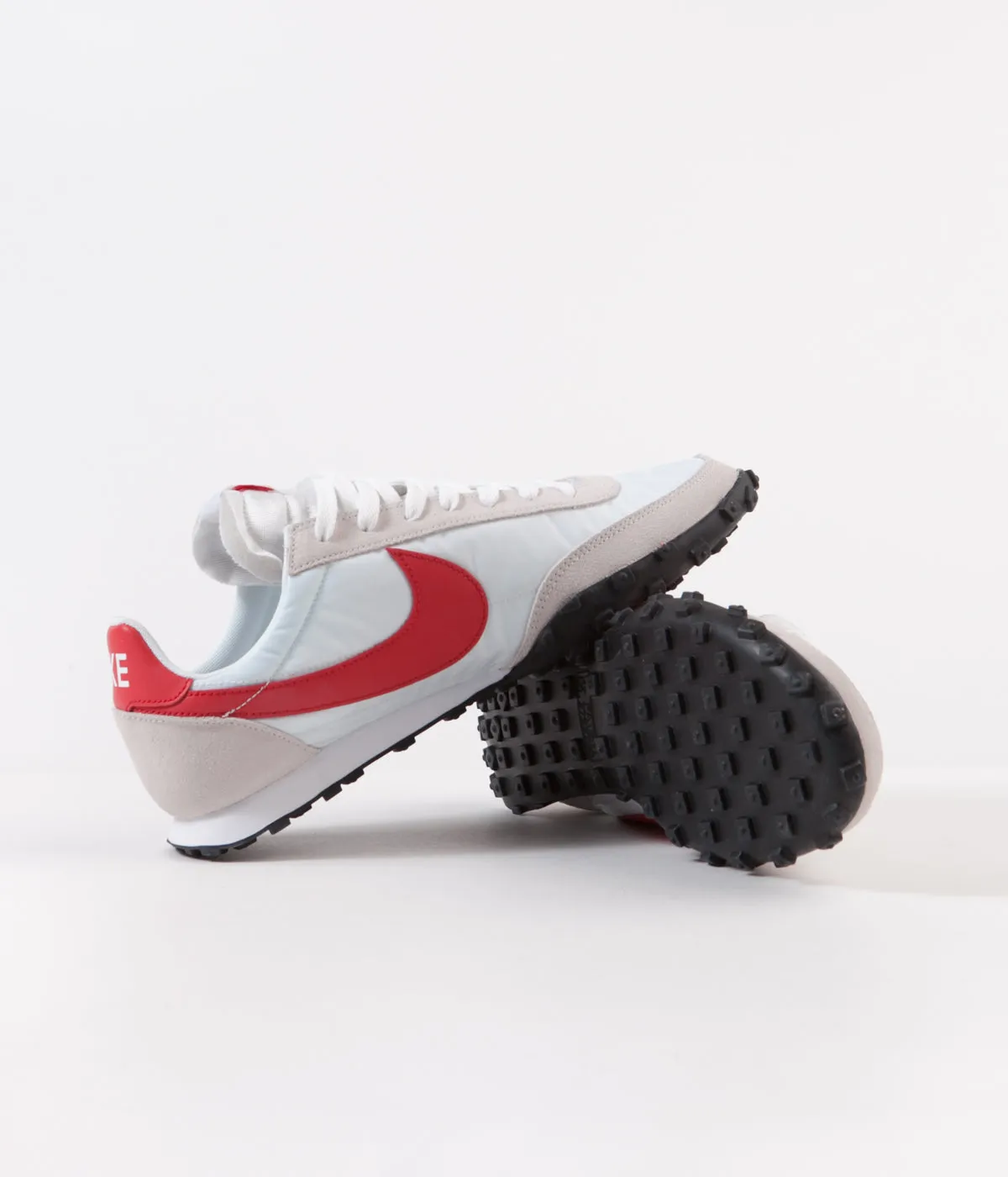 Nike Waffle Racer Shoes - White / University Red - Platinum Tint - White