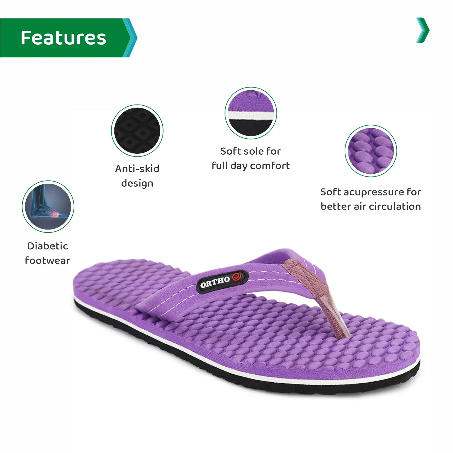 ORTHO JOY doctor Slipper | Comfortable Ortho ladies Slipper