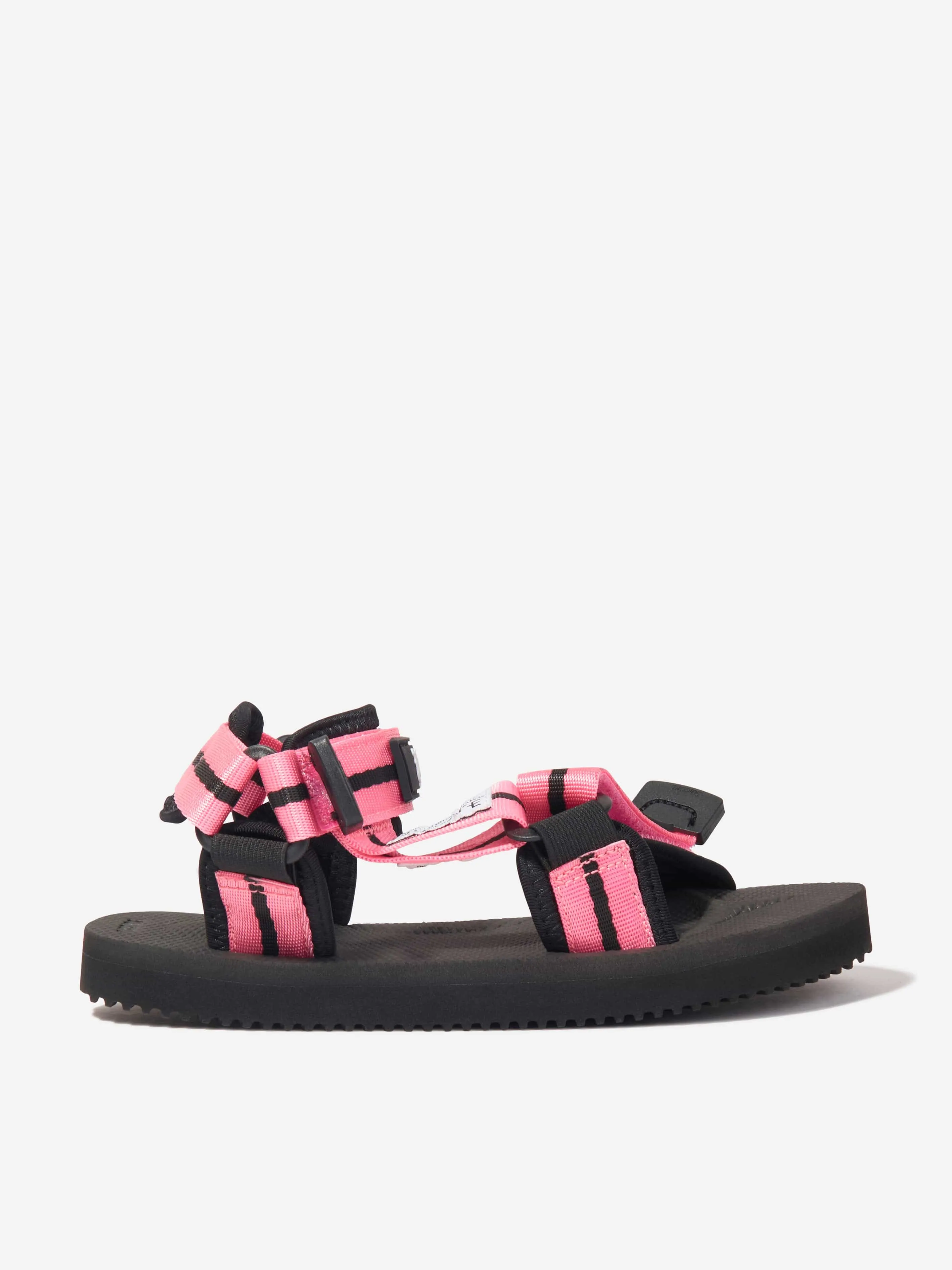 Palm Angels Girls PA X Suicoke Depa-2 Sandals in Pink