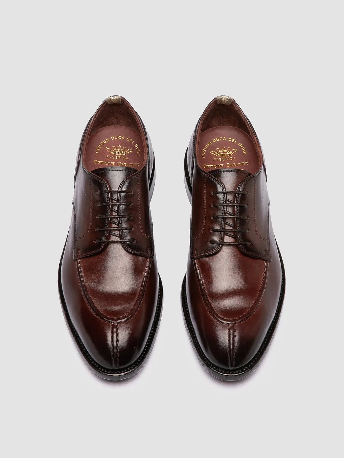 SIGNATURE 005 - Burgundy Leather Derby Shoes