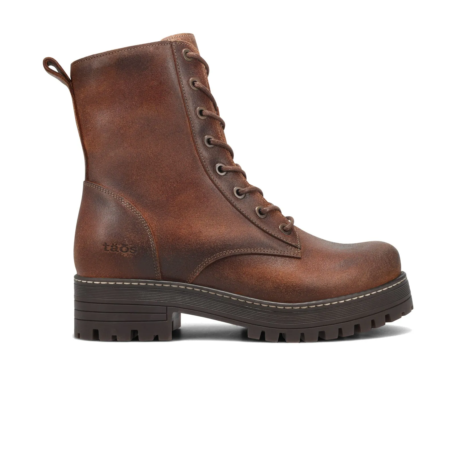 Taos Groupie Mid Boot (Women) - Cognac Rugged Leather