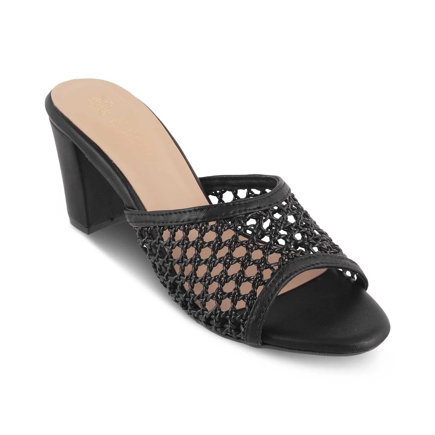 The Miko Black Women's Dress Block Heel Sandals Tresmode