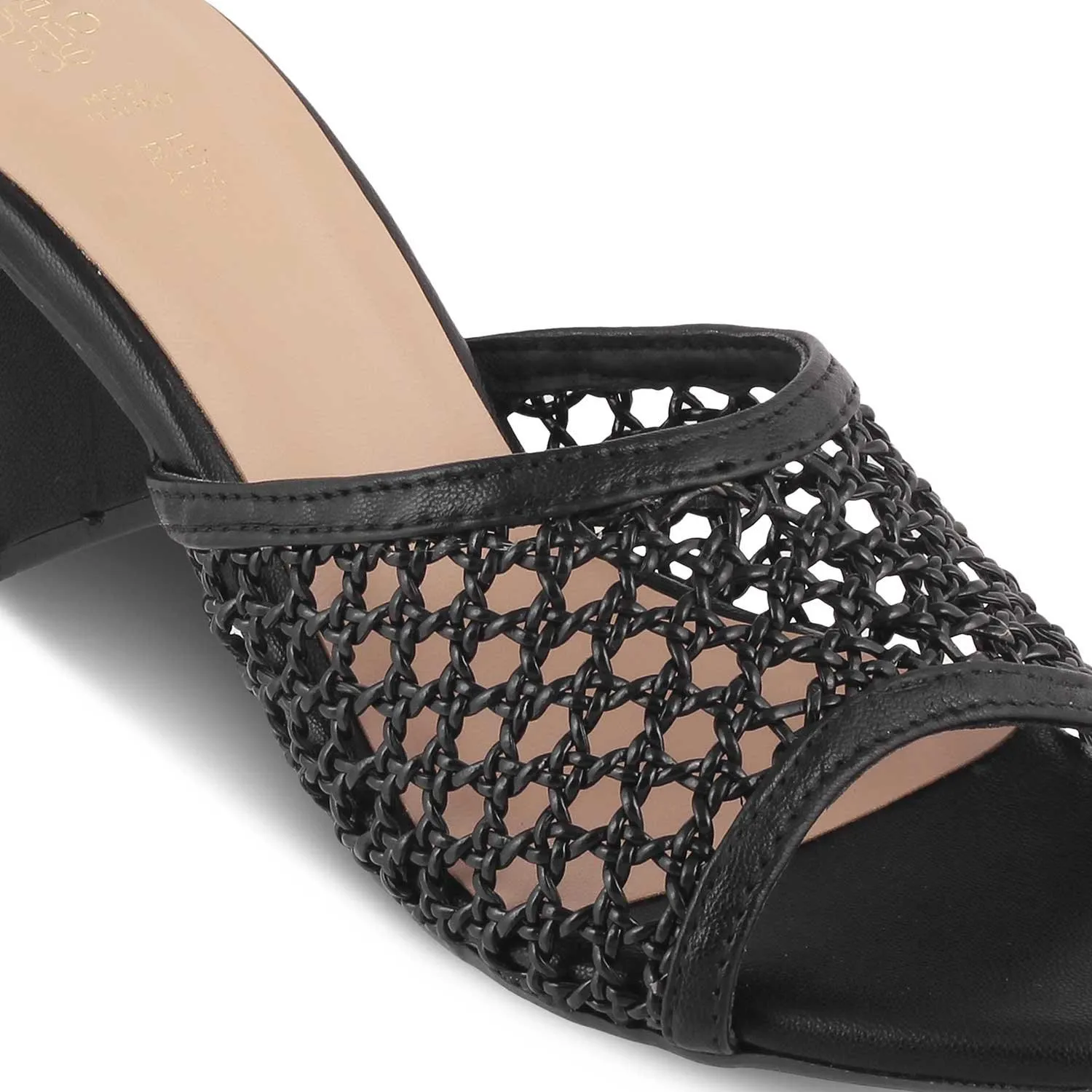 The Miko Black Women's Dress Block Heel Sandals Tresmode