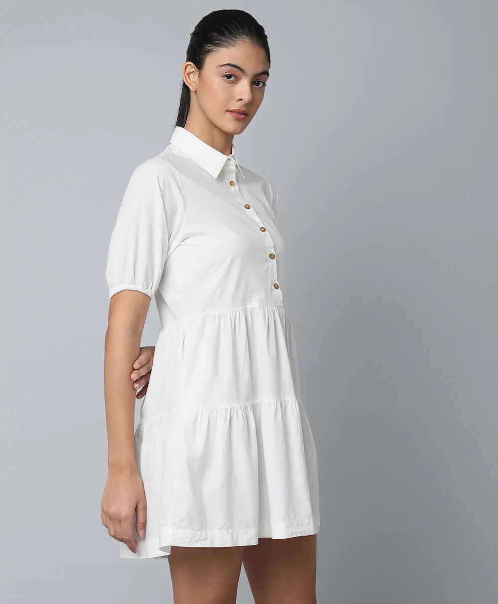 Tiered Cotton Dress