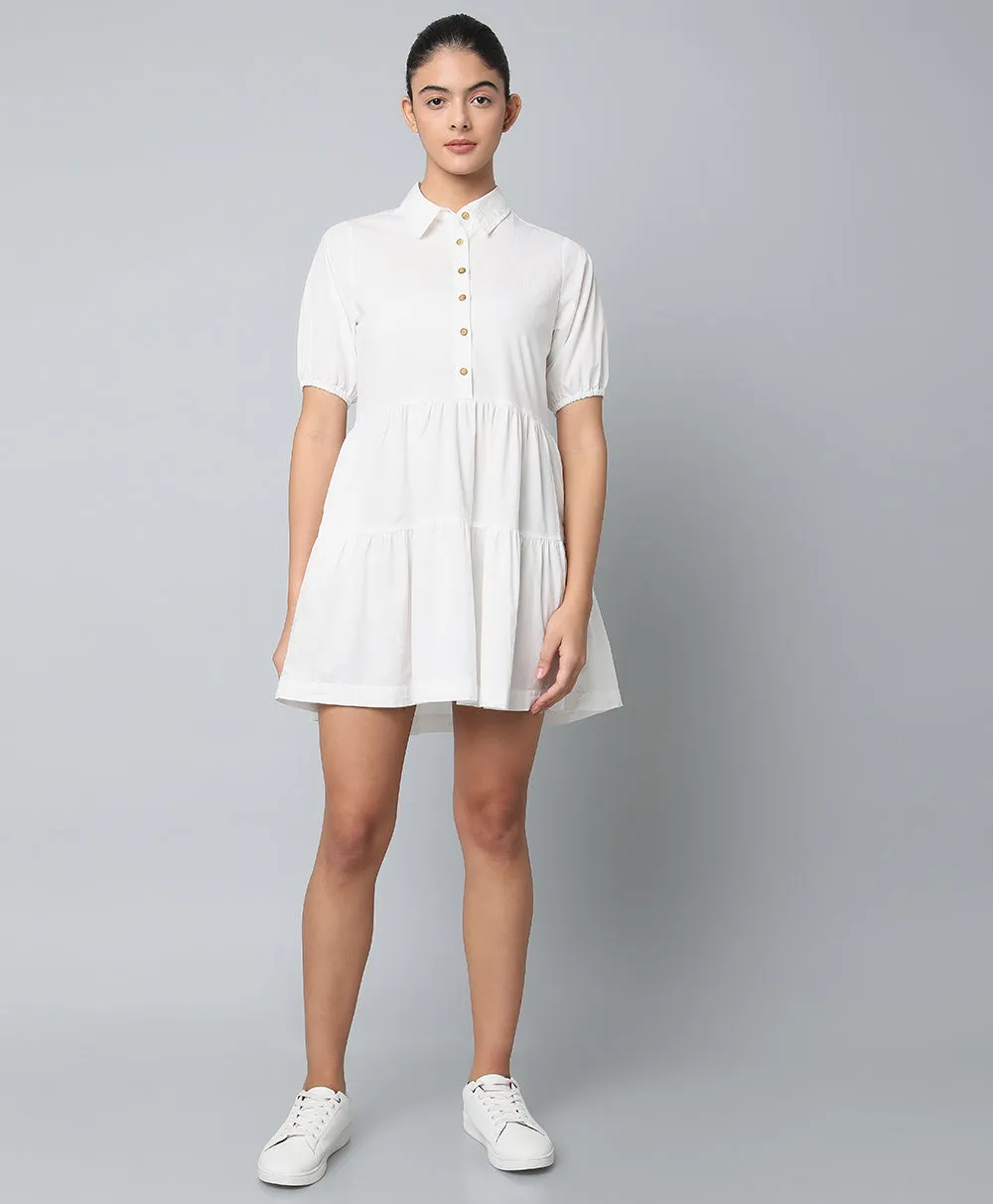 Tiered Cotton Dress