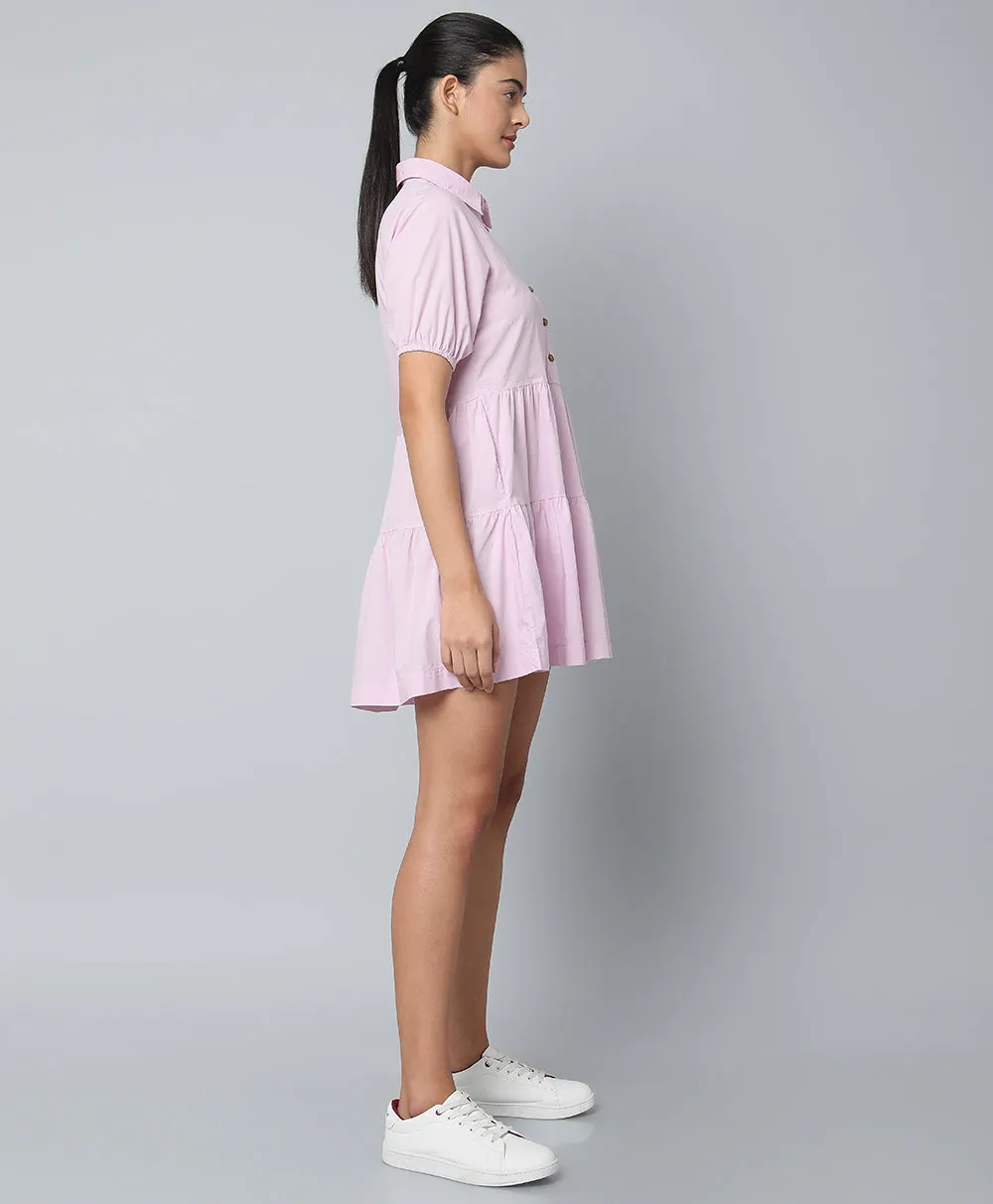 Tiered Cotton Dress