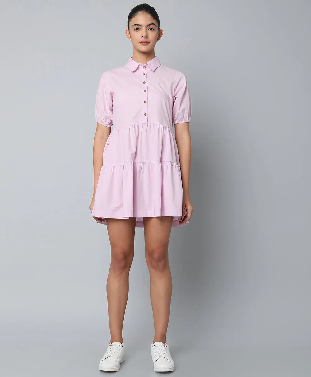 Tiered Cotton Dress