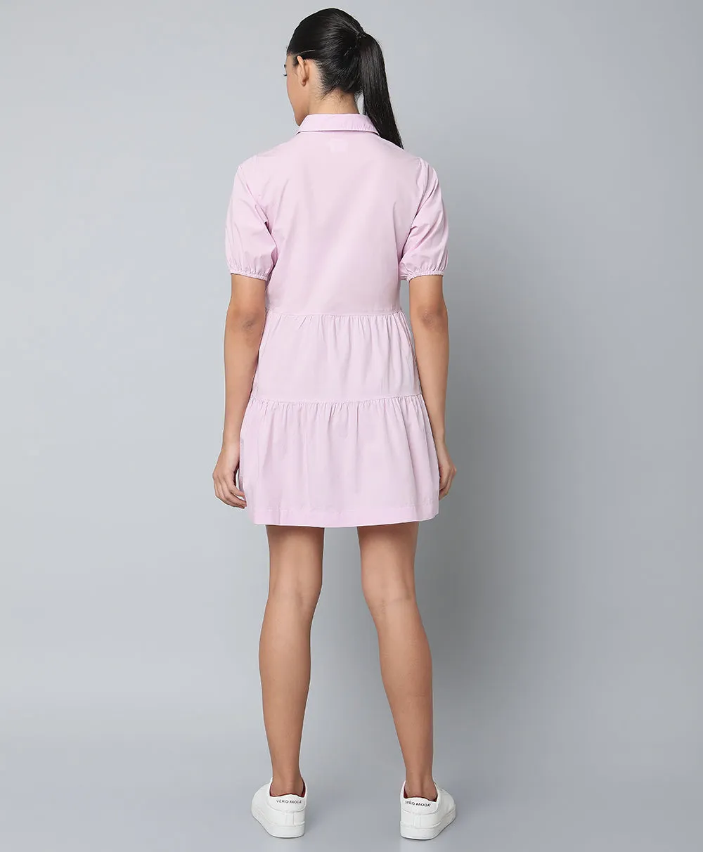 Tiered Cotton Dress