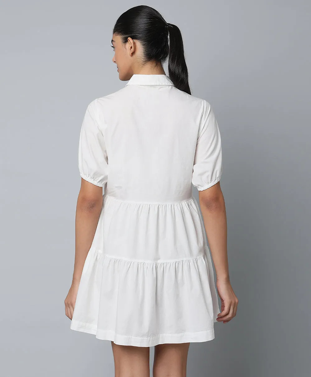 Tiered Cotton Dress