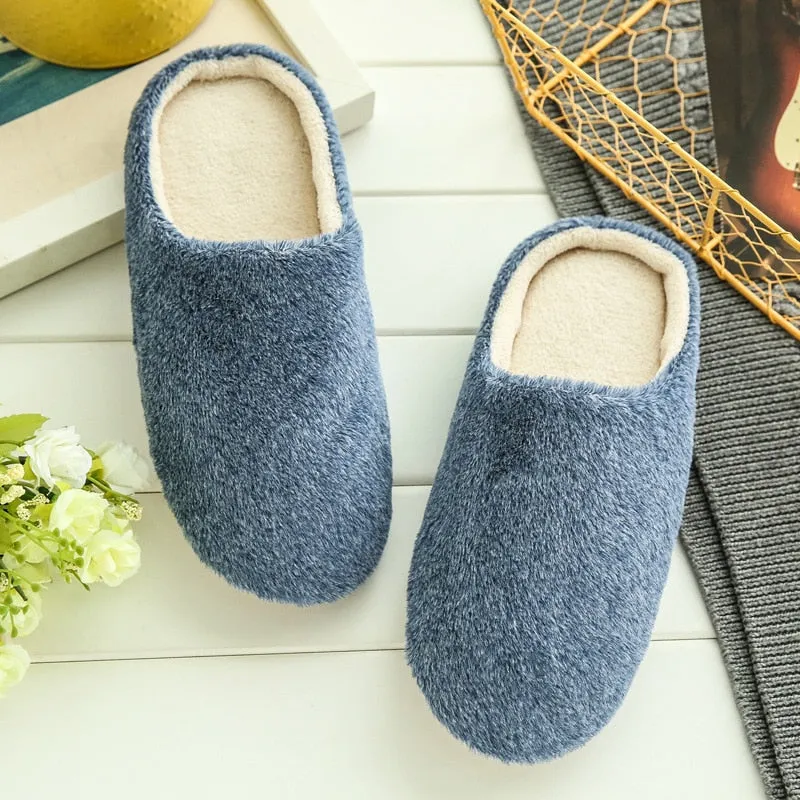 Womens Plush Soft Slippers